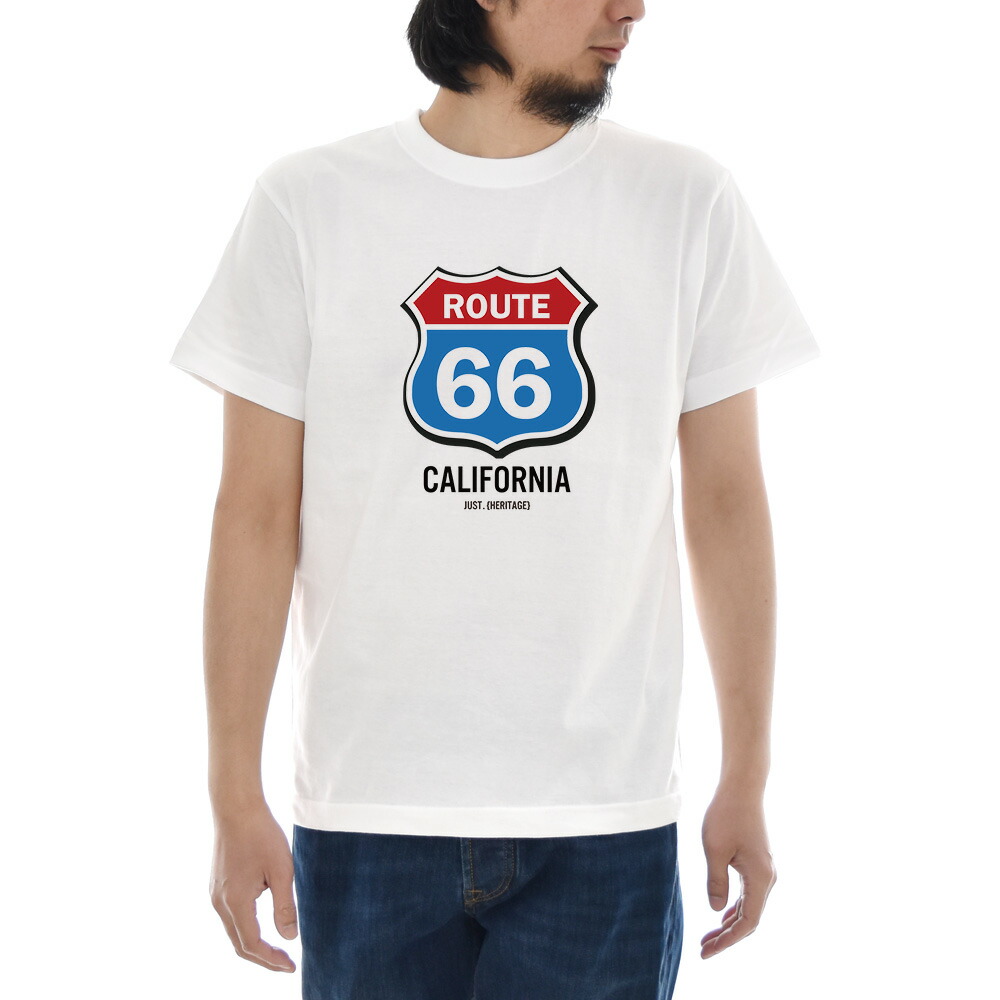 楽天市場】ルート 66 モノクロ Tシャツ ジャスト 半袖Tシャツ メンズ レディース ティーシャツ ルート66 ROUTE 66 カリフォルニア  アメリカ USA 国道 標識 カジュアル 大きいサイズ ビッグサイズ ホワイト 白 S M L XL XXL XXXL : デザインライブ【オリジナル】