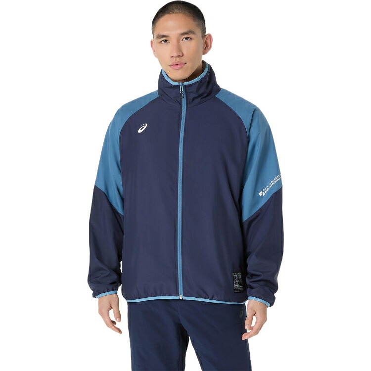 asics アシックス リラックスリバーシブルウーブンフリースジャケット ミッドナイト S 2031F171 400 | スポーツ 衣類 服 ウェア ウエア トップス メンズアウター 防風性 ジャケット 長袖 暖かい トレーニングウェア 運動 普段着 メンズ 男性 リバーシブル はっ水加工｜DE（desir de vivre）