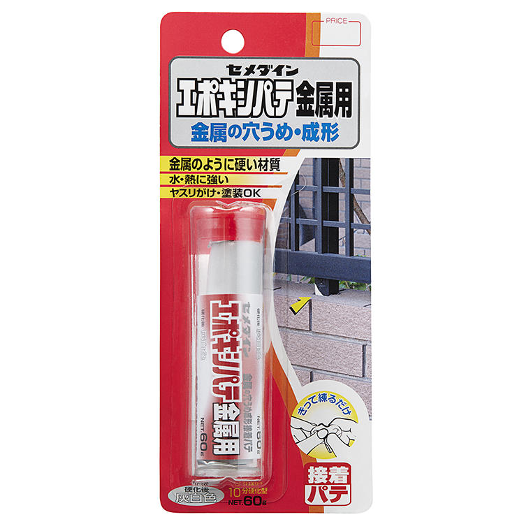 楽天市場】CEMEDINE セメダイン 木工パテA タモ白 120mL HC-155 | 木材 ひび割れ 穴埋め 最適 水性 木部 補修用 パテ  溶剤系 速乾 安心 フローリング ウッドデッキ 柱 キズ 補修 : DE（desir de vivre）