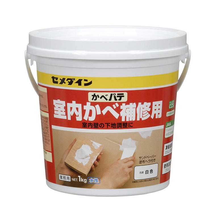 楽天市場】CEMEDINE セメダイン 木工パテA ラワン 1kg HC-156 | 木材 ひび割れ 穴埋め 最適 水性 木部 補修用 パテ 溶剤系  速乾 安心 フローリング ウッドデッキ 柱 キズ 補修 : DE（desir de vivre）