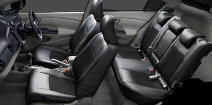 HONDA ホンダ INSIGHT インサイト ホンダ純正 シートカバー（フルタイプ）革調＋メッシュコンビ 2009.2～2010.9｜DE（desir de vivre） 36,372円