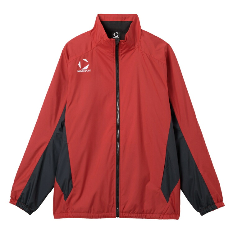 DESCENTE デサント ウィンドブレーカージャケット レッドｘブラック S ST5FWBT0M RDBK | ウィンドブレーカー ジャケット スポーツウェア スポーツウエア アウター 上着 長袖 防風性 保温 はっ水 裏起毛 トレーニング ウォーミングアップ スポーツ 運動 普段使い｜DE（desir de vivre）