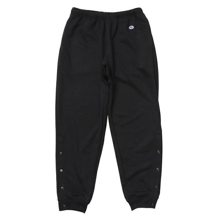 Champion チャンピオン SWEAT PANTS ブラック 4XL C3-XS293L 90 | ファッション メンズファッション レディース ユニセックス 男女兼用 ロングパンツ スウェットパンツ ボタン 吸汗速乾 スポーツウェア ベーシック カジュアル 部屋着 おしゃれ 秋冬服|DE(desir de vivre)