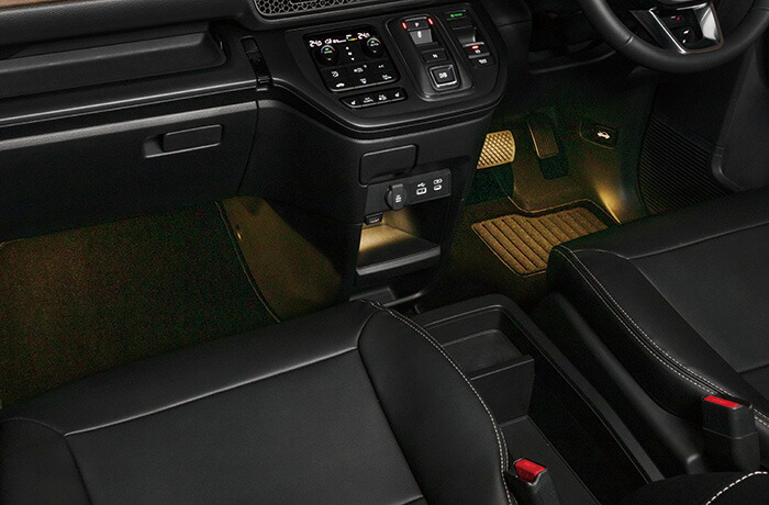 HONDA ホンダ 純正 フットライト＆センターコンソールイルミネーション 08E10-3T0-000 | STEP WGN ステップワゴン RP6 RP7 E:HEV ハイブリッド RP8 ライト コンソール イルミネーション LED ホワイト 点灯 ドレスアップ カスタム パーツ 部品 内装 カー用品 車用品 おすすめ｜DE（desir de vivre）