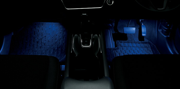 HONDA ホンダ 純正 VEZEL ヴェゼル フットライト ブルー 2018.2～仕様変更 08E10-T7A-000 | ライト 車 内装 室内 イルミネーション イルミ 後付け 照明 アクセサリー ポイント消化