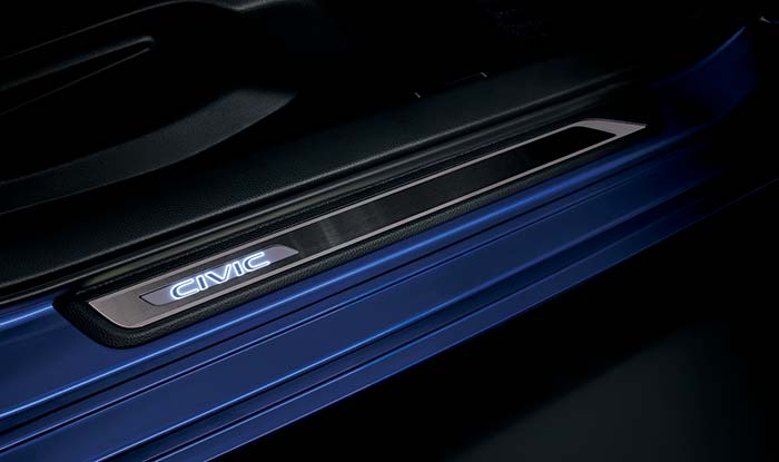 HONDA ホンダ 純正 サイドステップガーニッシュ LEDホワイトイルミネーション 08E12-T43-000A | CIVIC シビック FL1 honda純正 ホンダ純正 サイドステップ ガーニッシュ イルミネーション イルミ 光 LED ライトアップ 取り付け おすすめ 車 部品 アクセサリー パーツ｜DE（desir de vivre）