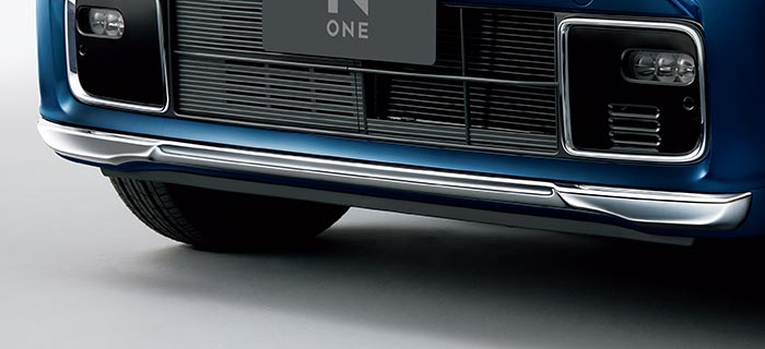 HONDA ホンダ 純正 フロントロアーガーニッシュ クロームメッキ調 08F23-T4G-000 | honda純正 ホンダ純正 NONE N-ONE Nワン エヌワン JG3 JG4 フロント ロアガーニッシュ フロント用 ロア ガーニッシュ 取り付け おすすめ 外装 車用品 カー用品 車 部品 パーツ ポイント消化|DE(desir de vivre)