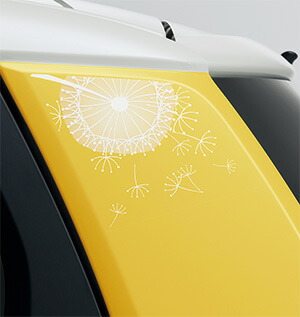 HONDA ホンダ 純正 NONE N-ONE エヌワン デカール Cピラー フラフ 2017.6～仕様変更 08F30-T4G-B00A