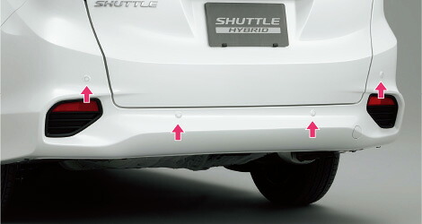 HONDA ホンダ 純正 SHUTTLE シャトル リアコーナーセンサー＆バックソナー 本体 ルナシルバーM 2017.9～仕様変更 08V67-TD4-090K 12,904円