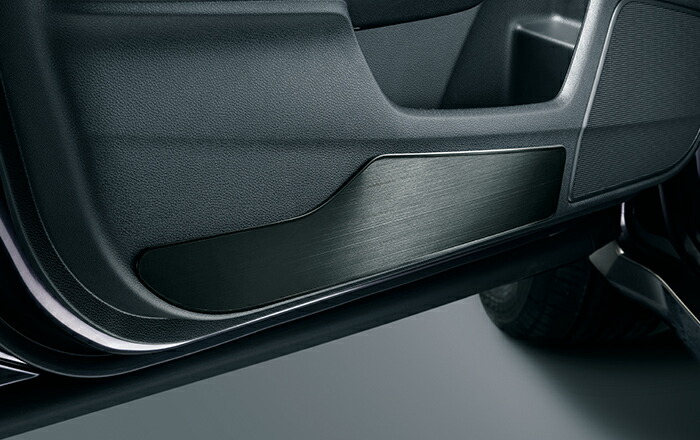 HONDA ホンダ 純正 ドアライニングカバー 08Z03-TXM-000 | INSIGHT インサイト ZE4 ドアライニング カバー ステンレス ブラック プロテクション 傷防止 キズ防止 キズ 保護 プロテクター ホンダ純正 取り付け おすすめ 車 内装 車用品 カー用品 部品 パーツ ポイント消化｜DE（desir de vivre）