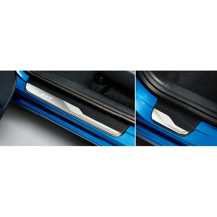 HONDA ホンダ FIT フィット ホンダ純正 サイドステップガーニッシュ LEDイルミネーション無（FITロゴ付） 【 2014.6～次モデル】