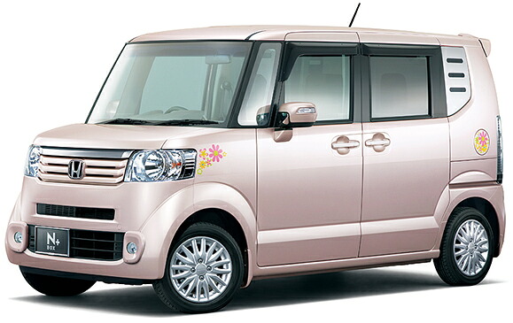 HONDA ホンダ 純正 NBOX N-BOX エヌボックス デカール フラワー(PVC素材/フロントフェンダー左右各1枚・フューエルリッド1枚・テールゲート1枚セット) 2014.4～次モデル 18,079円