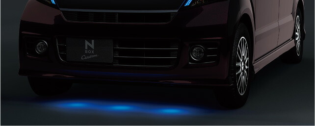 HONDA ホンダ 純正 NBOX N-BOX エヌボックス グランドイルミネーション LEDブルー照明(スモールライト連動) 2014.10~次モデル|DE(desir de vivre)