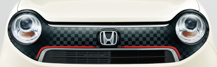 HONDA ホンダ NONE N-ONE エヌワン ホンダ純正 デカール フロントグリル チェッカー 2015.7~次モデル|DE(desir de vivre)