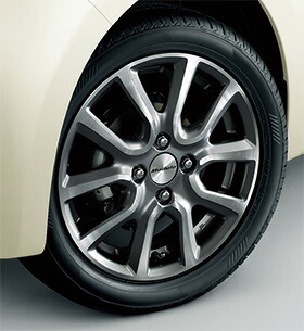 HONDA ホンダ NONE N-ONE エヌワン ホンダ純正 15インチ アルミホイール MS-030 切削 プラウドシルバー塗装 1本 2015.10~次モデル | アルミ ホイール 交換 車 かっこいい 人気 おすすめ くるま おしゃれ サイズ|DE(desir de vivre)