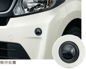 HONDA ホンダ NWGN N-WGN エヌワゴン ホンダ純正 コーナーカメラシステム 本体+取付アタッチメント+コントロールユニット/メーカーオプション、ディスプレイオーディオ用 2013.11～次モデル
