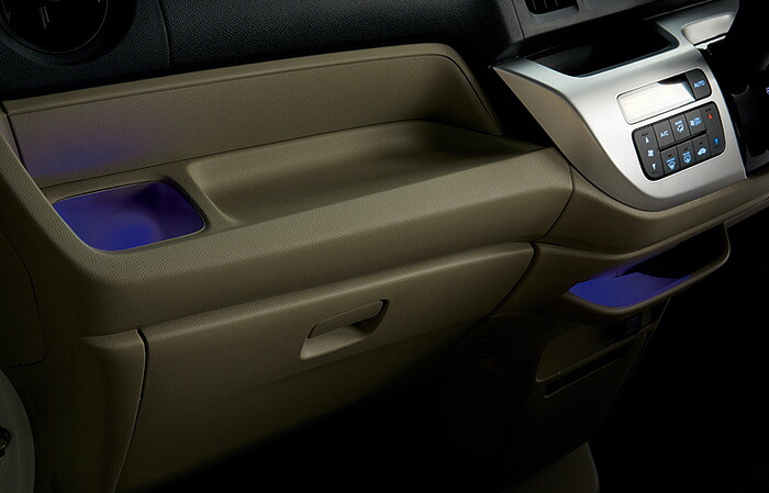HONDA ホンダ NWGN N-WGN エヌワゴン ホンダ純正 センタートレイ&ドリンクホルダーイルミネーション 2014.5~次モデル