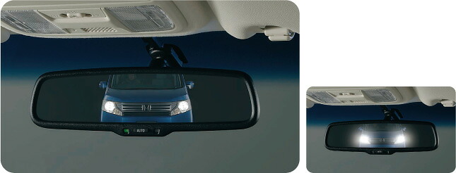 HONDA ホンダ STEPWGN ステップワゴン ホンダ純正 オートデイナイトミラー 本体 + 取付アタッチメント セット 【 2011.08～2012.03】