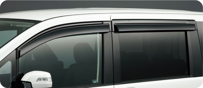 HONDA ホンダ STEPWGN ステップワゴン ホンダ純正 ドアバイザー フロント/リア 4枚セット 【 2014.4~次モデル】 | ドア バイザー 雨 雨よけ 後付け 取り付け 交換 部品 パーツ ポイント消化|DE(desir de vivre)