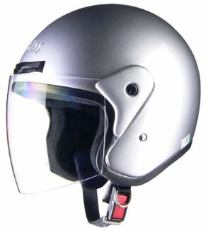 Lead リード工業 Cross Cr 7 ジェットヘルメット シルバー ジェット ヘルメット ヘルメ バイク 原付 メンズ レディース シールド 交換 かっこいい おしゃれ あご紐 ワンタッチ 便利 Uvカット バイク用品 リード 二輪 通勤 通学 ポイント消化 数量は多い