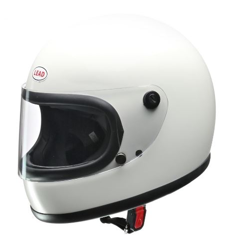 LEAD リード工業 RX-200R リバイバル フルフェイスヘルメット ホワイト | フルフェイス ヘルメット ヘルメ かっこいい バイク おしゃれ 原付 シールド インナー 人気 ワンタッチ 交換 全排気量 リード バイク用品 内装 通勤 通学 シンプル 二輪 ポイント消化|DE(desir de vivre)