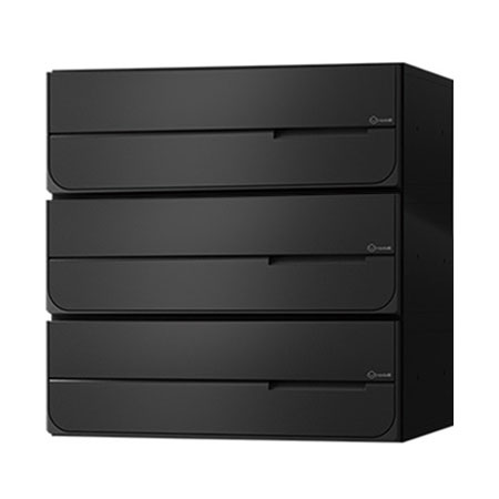 NASTA ナスタ 郵便うけ D-ALL 横食い違い 3戸 円柱錠 黒いこと 360×360×333.2 KS-MB4102PY-3C-BK | KS-MB4102PY つづき物 電子メイル便 私製絵はがき DM 小論文 商品目録 回覧板 郵便うけ 雁の便り郵便うけ 新聞紙受け 部屋の入り口郵便うけ 郵便受け 格好のいい 分かりやすい エクステリア・ガーデンファニチャー-花・ガーデン・DIY-玄関・門用エクステリア