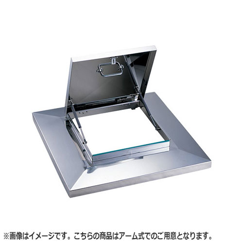 NASTA ナスタ 屋上読み合わせるハッチ ステンレス鋼 後付手合い ガスダンパー式 続きもの 600× 1000 KS-RM6060SA | 屋上 読み合わせる ハッチ 造営 DIY 住み処 営造物 アパルトマン 昇降 外壁 壁付 装置 一こま 組みたてる 室外 今めかしい 分かりやすい