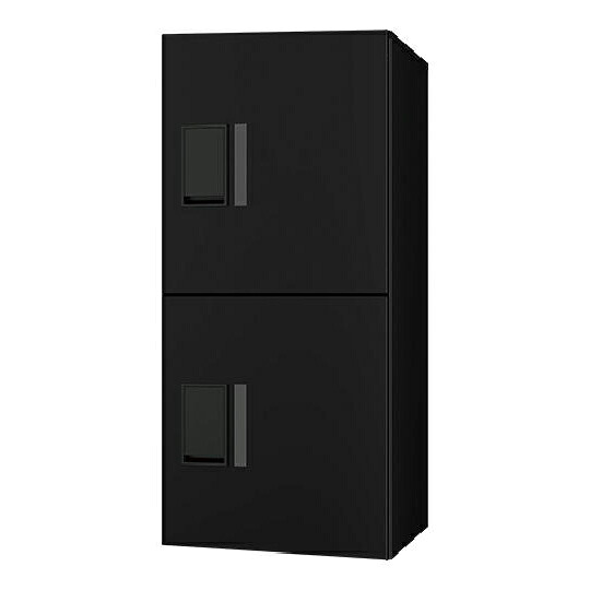 NASTA ナスタ 宅配ボックス プチ宅unit ボックス 本体 ブラックxブラック KS-TL01R05A-BK | KS-TL01R シリーズ 宅配ポスト 宅配BOX 宅配収納BOX 配達ボックス 配達BOX 宅配ロッカー 宅配便 不在受取 荷物受け 通販 宅配 収納 BOX 玄関 荷物 配達 安心 おしゃれ シンプル|DE(desir de vivre)