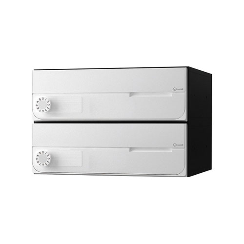 NASTA ナスタ 郵便うけ D-ALL 2戸 変数文字盤錠 白いこと KS-MB4002PU-2LK-W | KS-MB4002PU 続きもの 電子メイル便 私製絵はがき DM 小論文 商品目録 回覧板 郵便うけ 水茎の跡郵便うけ 新聞紙受け 部屋の入り口郵便うけ 郵便うけ 今めかしい 分かりやすい