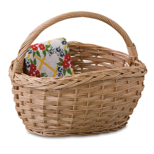 楽天市場】ポッシュリビング ウィッカーバスケット 10578 | かご