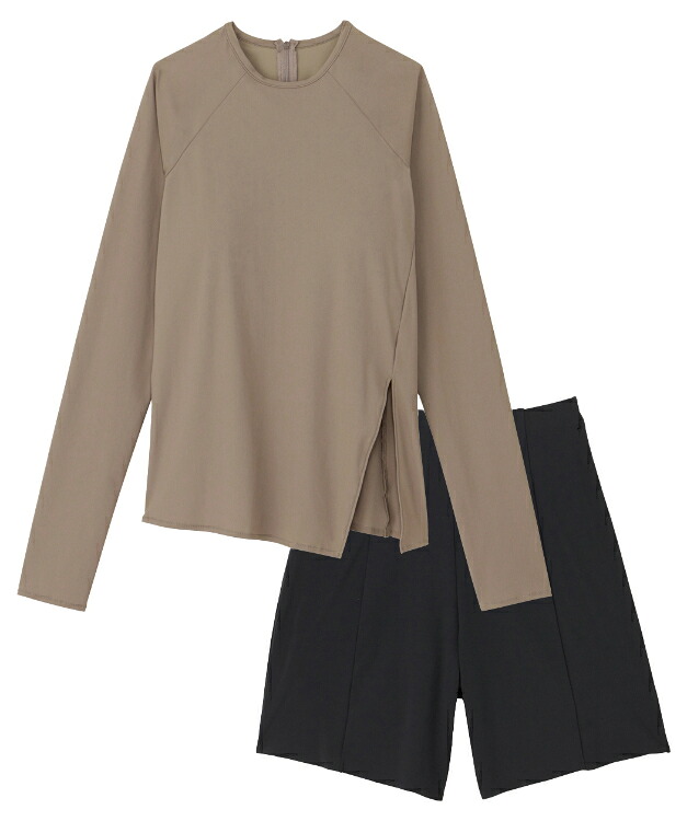speedo 機敏さ L/S SEPARATES K石ころ S SFW22430 FS | スイムウェア レディース 長袖レディースセパレーツ トップス ズボン下 さる股引き 太陽面爆発 優勝杯付き添い人 UV 水浴び スウィミングプール 瑜伽 幽客 運動すること 溜まり場 相応うネス アクアエクササイズ 水陸両用