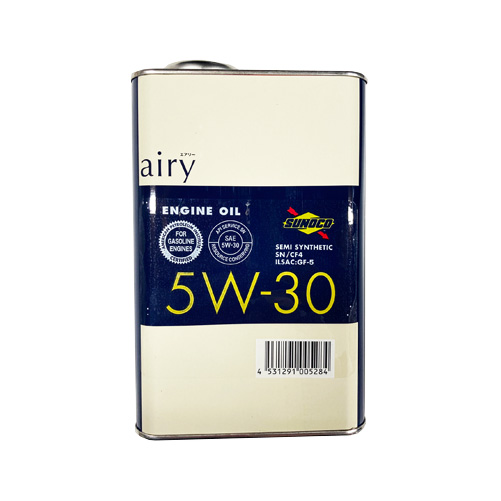 SUNOCO スノコ エンジンオイル airy エアリー 5W-30 SN GF-5 CF4 1L缶 