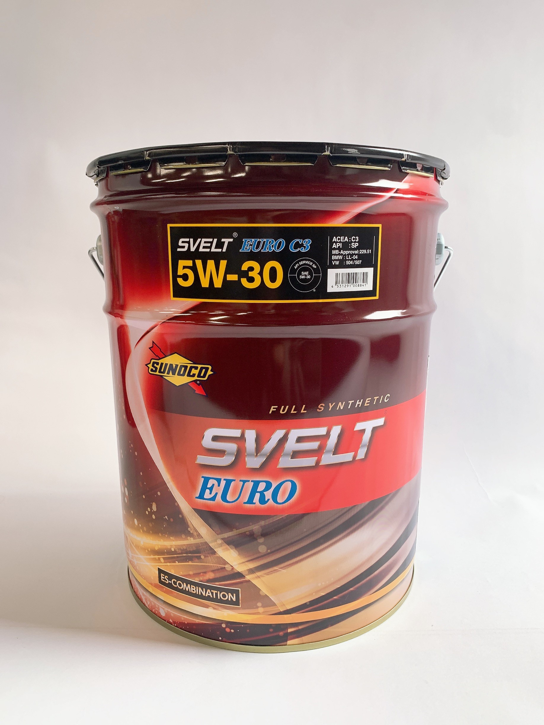 全国送料無料 20L スノコSVELT EURO スヴェルト オイル 5W-50 自動車