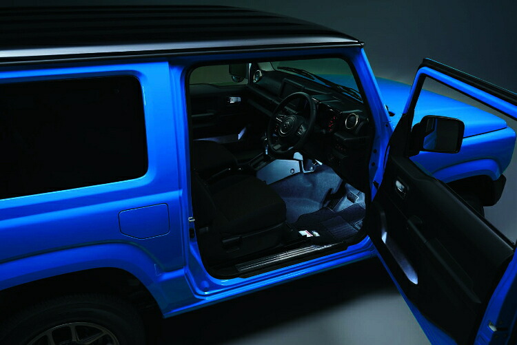 SUZUKI スズキ 純正 フットイルミネーション DA5A 99213-77R61 | JIMNY SIERRA ジムニーシエラ 車用品 カー用品 自動車 部品 パーツ アクセサリー 内装 カスタム ドレスアップ おしゃれ グレードアップ 車 DIY 取り付け 装飾 飾り アクセント ワンポイント スタイリッシュ|DE(desir de vivre)