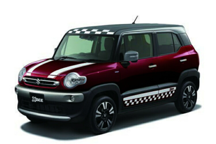 SUZUKI スズキ 純正 ルーフデカール チェッカー ホワイト AC46 99230-76R11-001 | XBEE クロスビー 車用品 カー用品 グレードアップ デコレーション スタイリッシュ アクセサリー ドレスアップ 転写シート ステッカー カスタム おしゃれ 自動車 パーツ ボディ DIY シール|DE(desir de vivre)
