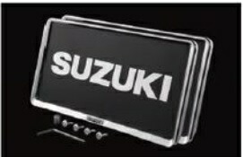Suzuki スズキ Alto アルト スズキ純正 ナンバープレートリム ナンバープレートロックボルトセット 15 7 次モデル ナンバーフレーム ナンバープレートリム 車 ナンバー 枠 おしゃれ かっこいい アクセサリー パーツ ポイント消化 Devils Bsp Fr