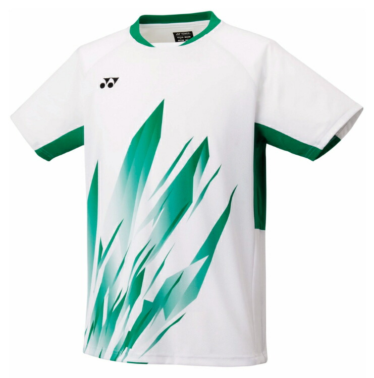 楽天市場】YONEX ヨネックス ユニゲームシャツ ホワイト L 10671