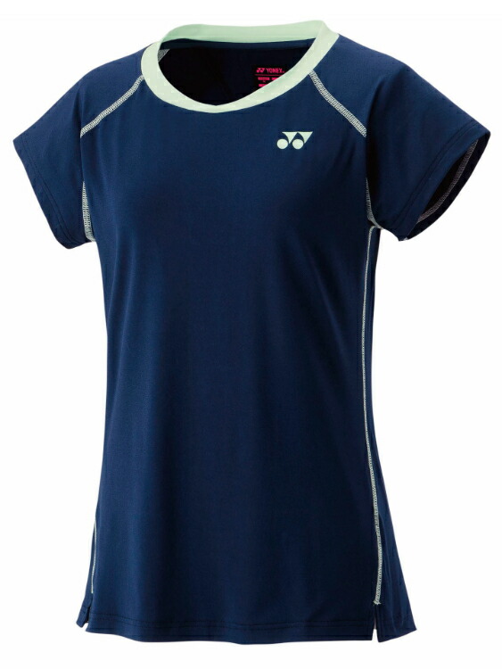 YONEX ヨネックス ウィメンズゲームシャツ ダークネイビー O 20839 554 | 運動競技 運動競技お召しもの 引きくらべる 庭球 軟式 硬式 バトミントン お召しもの プルオーバー 半袖 UVとり捨てる 吸汗 速乾 冷やりとした 制電 伸ばすこと 取り組みお召しもの 制服 レディース お上さん