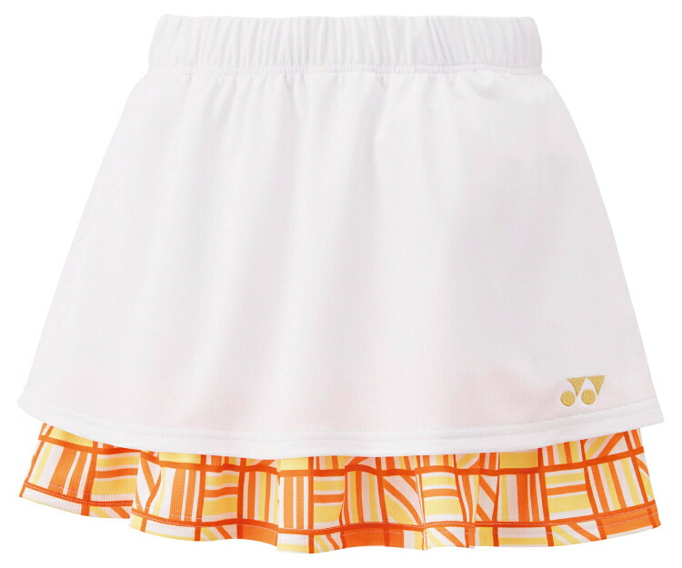 YONEX ヨネックス ウィメンズスカート ファインオレンジ XO 26173 428 | 運動競技 運動競技御召しもの 引きくらべる 庭球 軟式 硬式 バトミントン 御召しもの さる股引き スカート UVはね除ける 吸汗 速乾 冷やりとした 制電 伸ばすこと 競り合い御召しもの 制服 レディース 御上さん