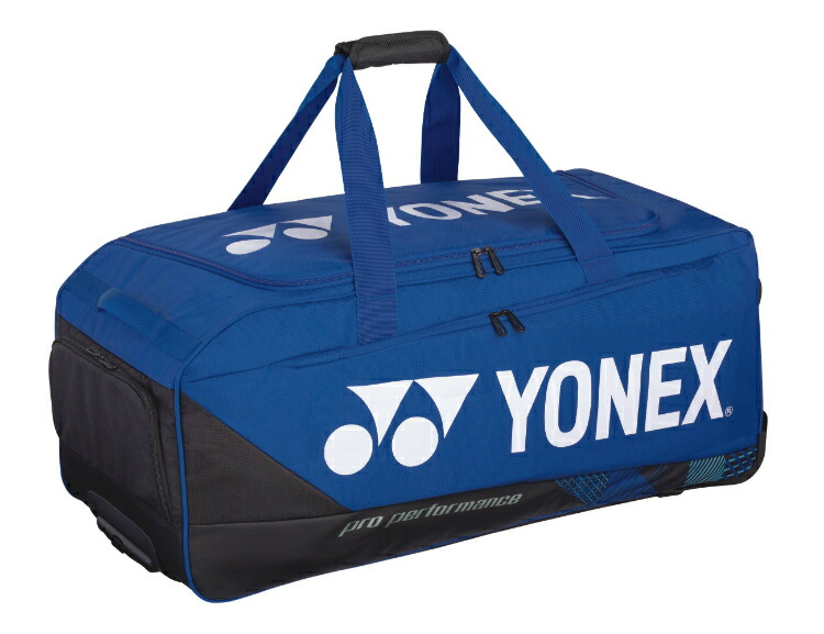 YONEX ヨネックス キャスターバッグ コバルトブルー BAG2400C 60 | キャスターバッグ 鞄 かばん テニス コバルトブルー キャスター付き ラケット入れ 3本収納 運動 練習 試合 部活 スポーツ用品 アクセサリー 小物 ブランドロゴ|DE(desir de vivre)