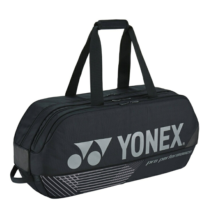 YONEX ヨネックス 勝ち抜き戦御徒面子 黒いこと BAG2401W 7 | 勝ち抜き戦御徒面子 黒いこと 鞄 かばん 庭球 櫂入れ 2本納める ポリエステル原料品 運動すること 読み合わせる 取り組み 部活 運動競技備品 佩び物 小物 ブランド名ロゴタイプ