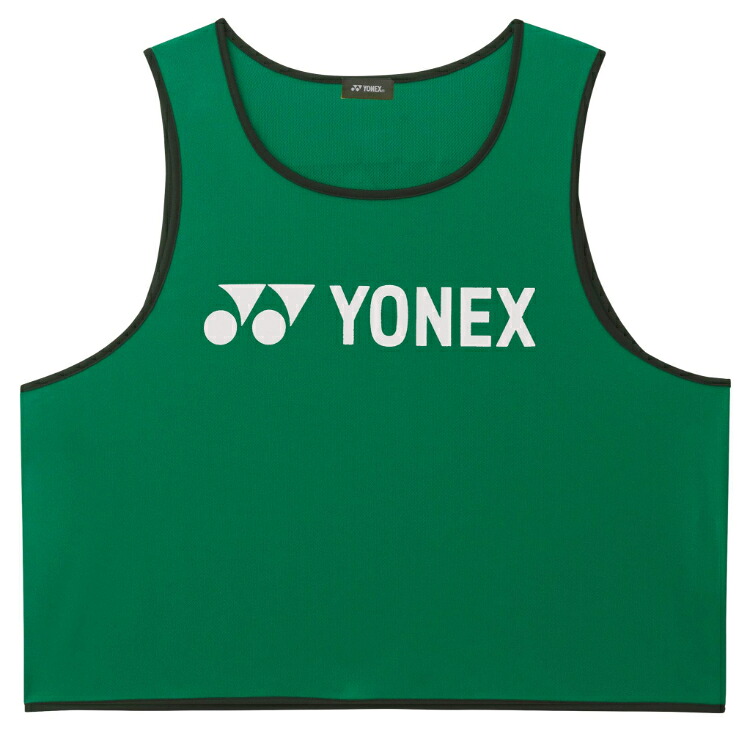 YONEX ヨネックス ユニビブス グリーン FW4003 003 | スポーツ ビブス ゼッケン 収納袋付 ポリエステル100% 練習 試合 ユニセックス 男女兼用 ジュニア キッズ アクセサリー スポーツ 小物 用具｜DE（desir de vivre）