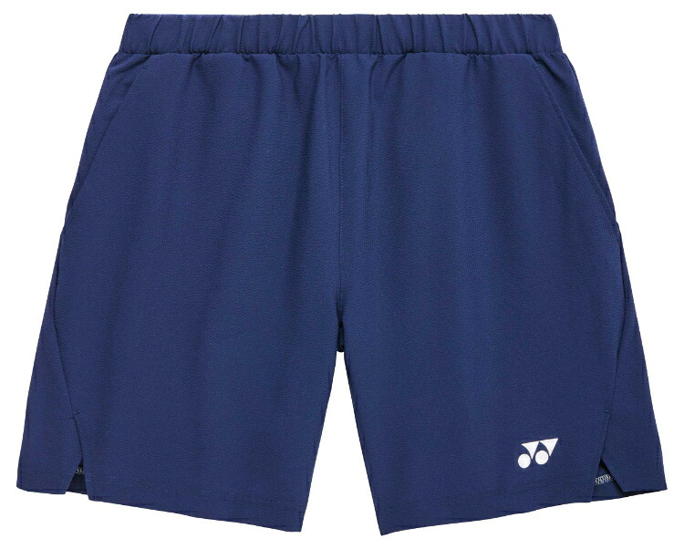 YONEX ヨネックス ユニハーフパンツ ダークネイビー L 15235 554 | スポーツ トレーニング ウエア ウェア ボトムス パンツ ズボン ハーフ丈 涼感 吸熱 UVカット 紫外線対策 吸汗性 速乾性 制電 静電気抑制 ユニセックス 男女兼用 メンズ レディース｜DE（desir de vivre）