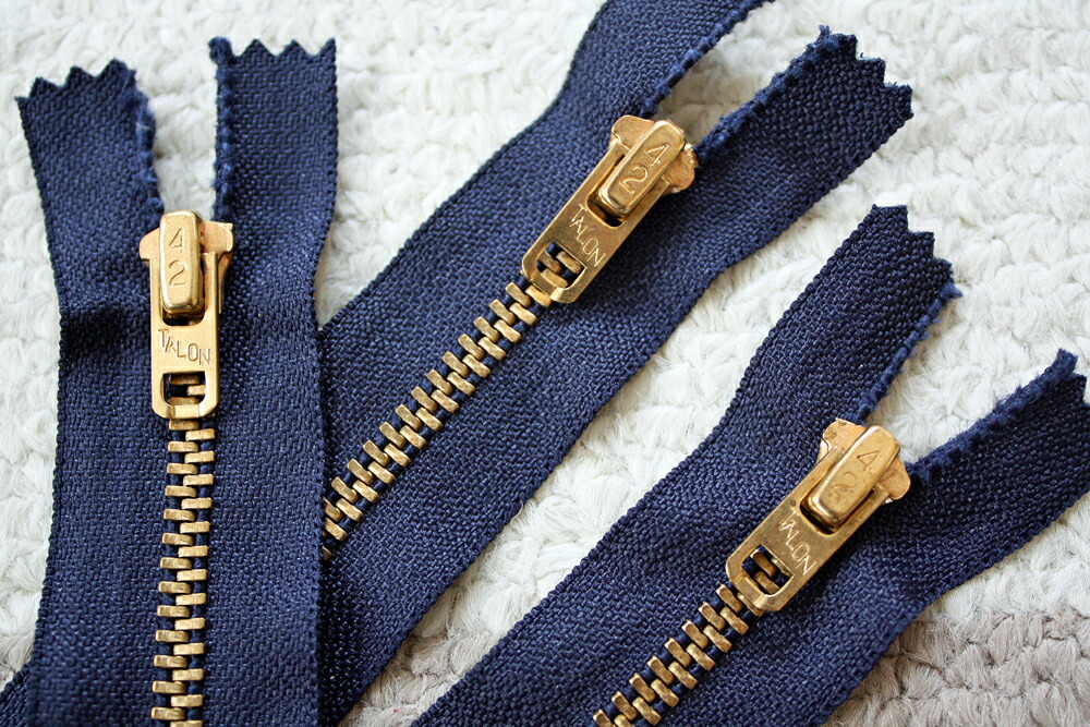 楽天市場】Vintage タロン ジッパー Brass Stick Black 7&9in #5 ブラス TALON Zipper : DESK  DEPOT （UNION MADE）