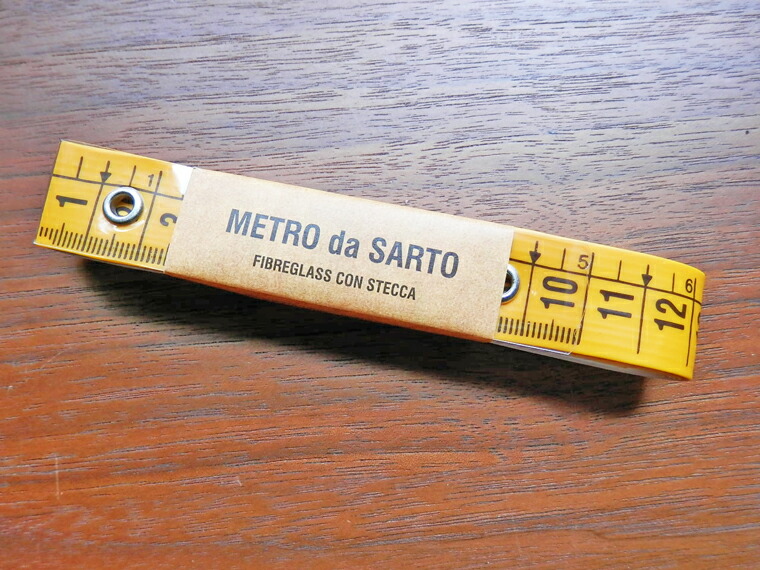 楽天市場 サルト メジャー テープメジャー おしゃれ 巻尺 採寸 裁縫 テーラー 150cm 1 5m イタリア 両面 メール便対応 文具 雑貨のdesk Labo