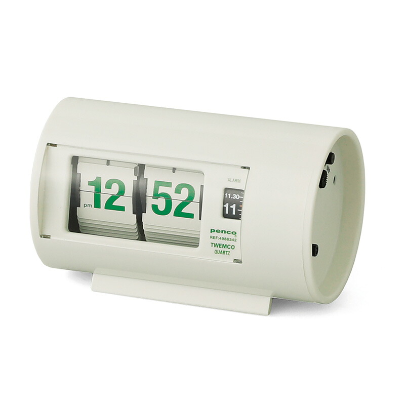 ペンコ デスククロック トゥエンコ penco Twemco #AP-28 時計 シンプル おしゃれ インテリア アナログ フリップ式 置時計 パタパタ時計 【送料無料】｜文具 雑貨 DESK LABO下北沢
