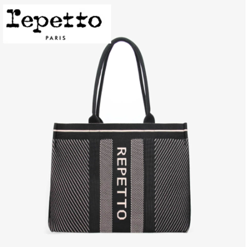 バレー repetto レ愛玩動物 トートバッグ Medium Knitted bag (B0394TR) 鞄 かばん M大きさ