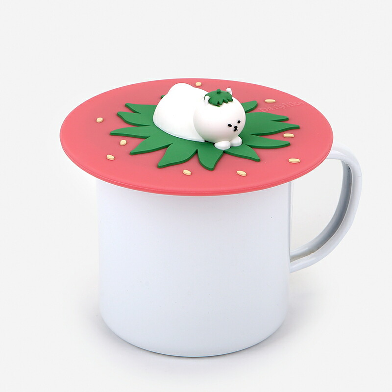 送料無料 カップカバー Silicone Mug Lid 04 Strawberry Cat デイリーライク Dailylike かわいい おしゃれ マグカップカバー コップカバー コップのふた コップの蓋 シリコン 110 32mm ストロベリーキャット グッズ ネコ 猫 いちご 苺 ブランド 猫グッズ 雑貨 Gmofwi Com