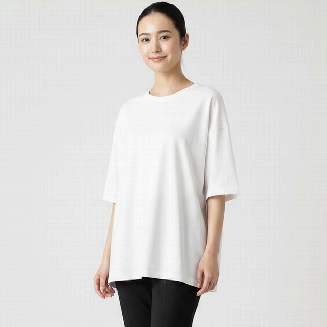 ププラ ( PUPULA )プレミアム ピマコットン カットソー プルオーバー【レディースファッション 30代 40代 50代 60代】【動画掲載】｜Listyc