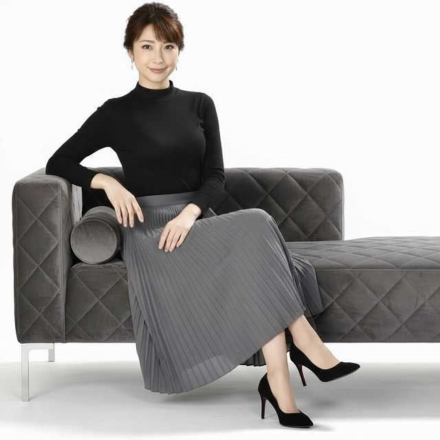 PUPULA(ププラ) デジタルコットンストレッチ ハイネック プルオーバー【レディースファッション 30代 40代 50代 60代】【動画掲載】